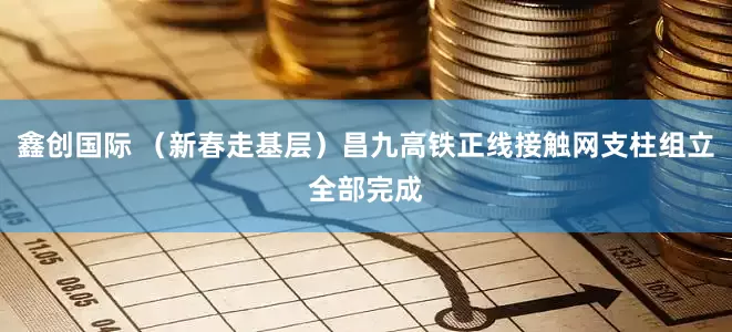 鑫创国际 (新春走基层)昌九高铁正线接触网支柱组立全部完成